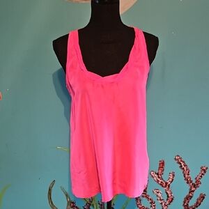 J. Crew Bright Pink Tank Top